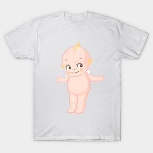 Cute kewpie baby angel standing T-Shirt